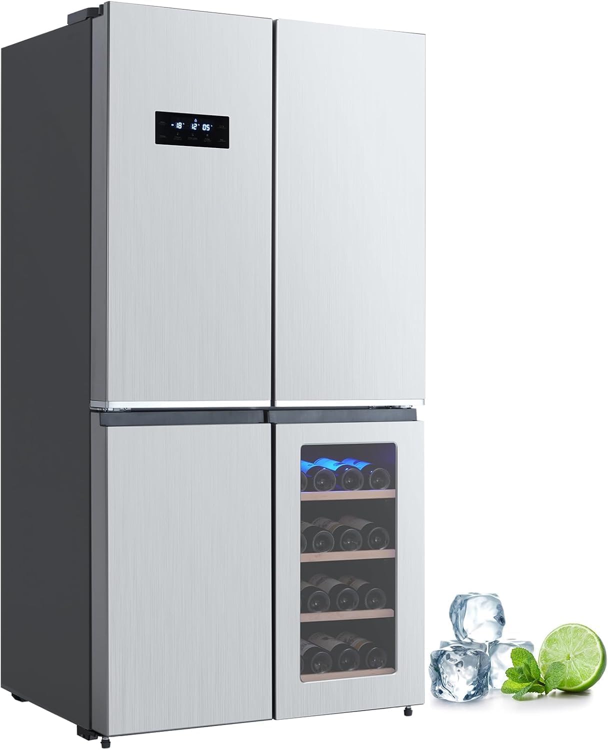 Refrigeradores de acero inoxidable de 21 pies cúbicos Refrigeradores de acero inoxidable de 21 pies cúbicos