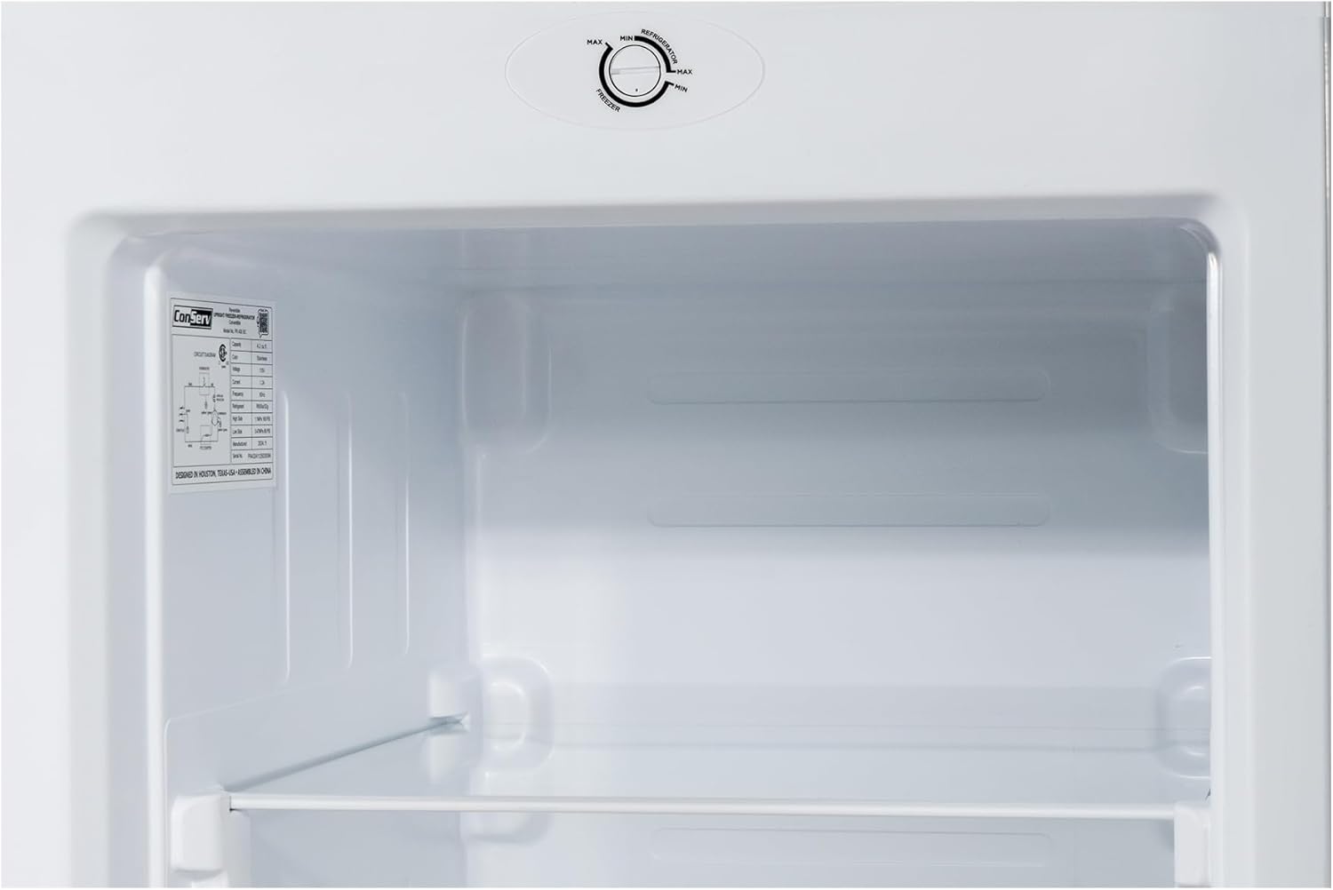 4.3cf Congelador vertical compacto PUERTA REVERSIBLE 4.3cf Congelador vertical compacto PUERTA REVERSIBLE