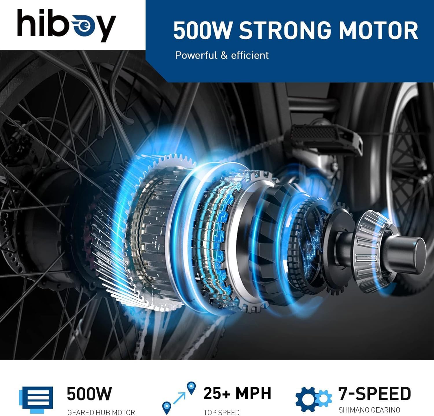 Bicicleta eléctrica Hiboy EX6 para adultos 960 W Bicicleta eléctrica Hiboy EX6 para adultos 960 W