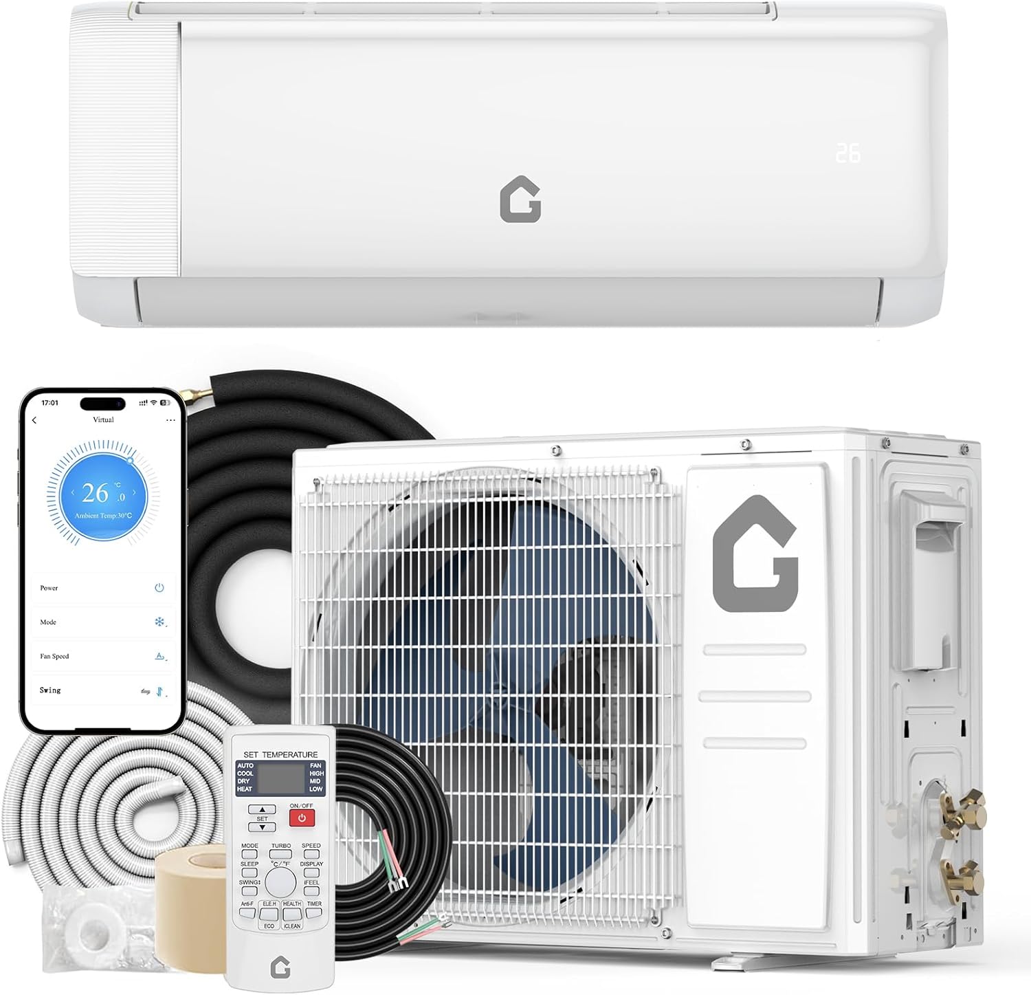Aire acondicionado mini split de 12000 BTU
