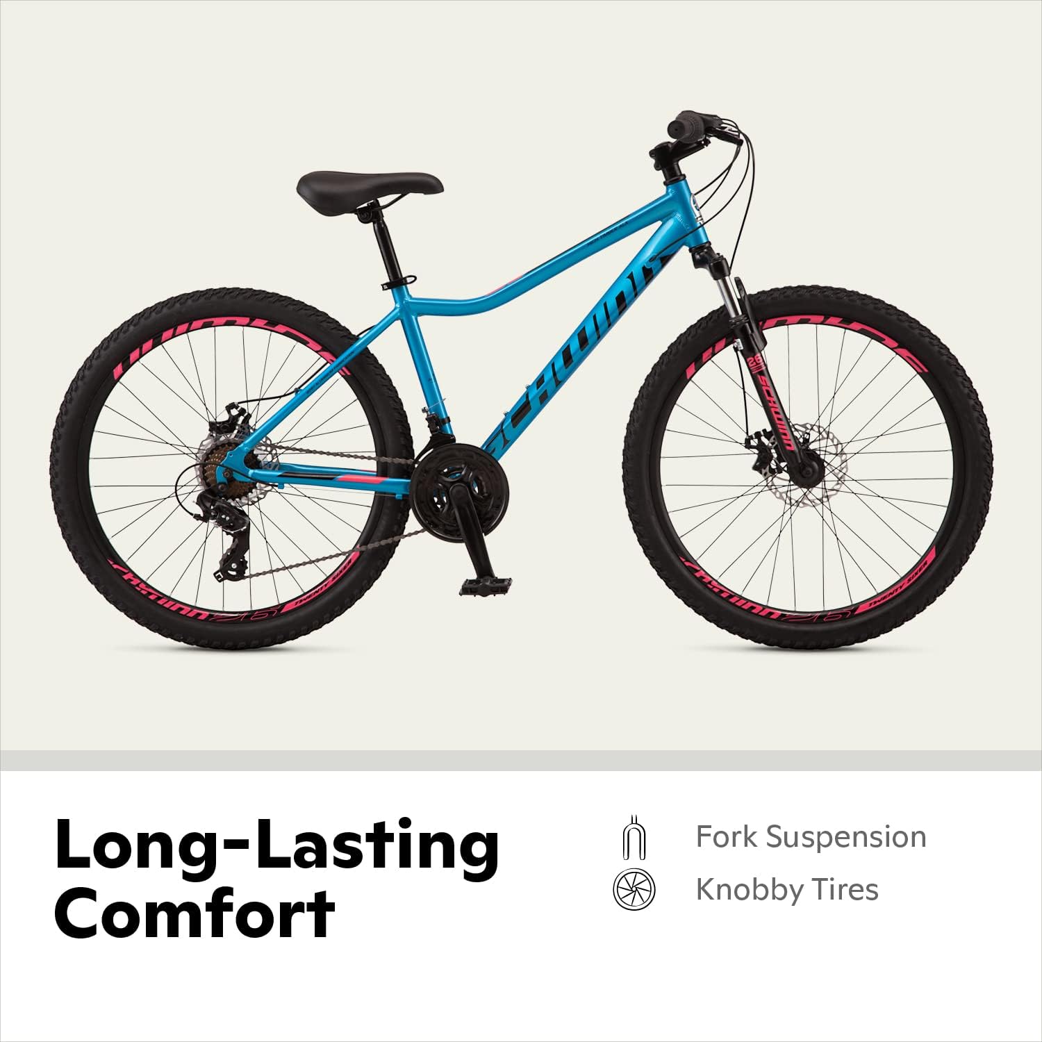 Schwinn Bicicleta de montaña de madera alta