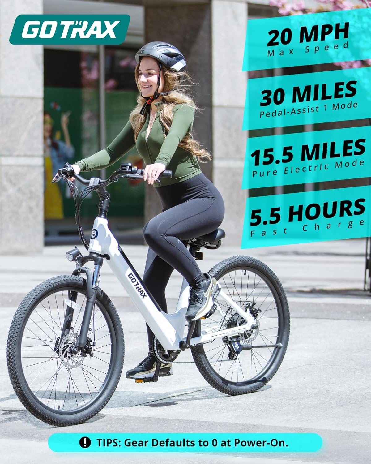 Gotrax Bicicleta eléctrica de 26 pulgadas Gotrax Bicicleta eléctrica de 26 pulgadas