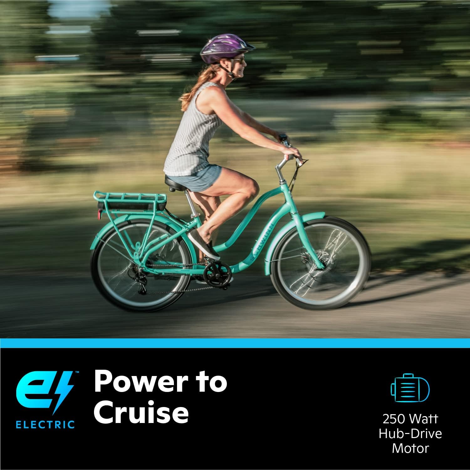 Schwinn Mendocino Bicicleta eléctrica de crucero para adultos