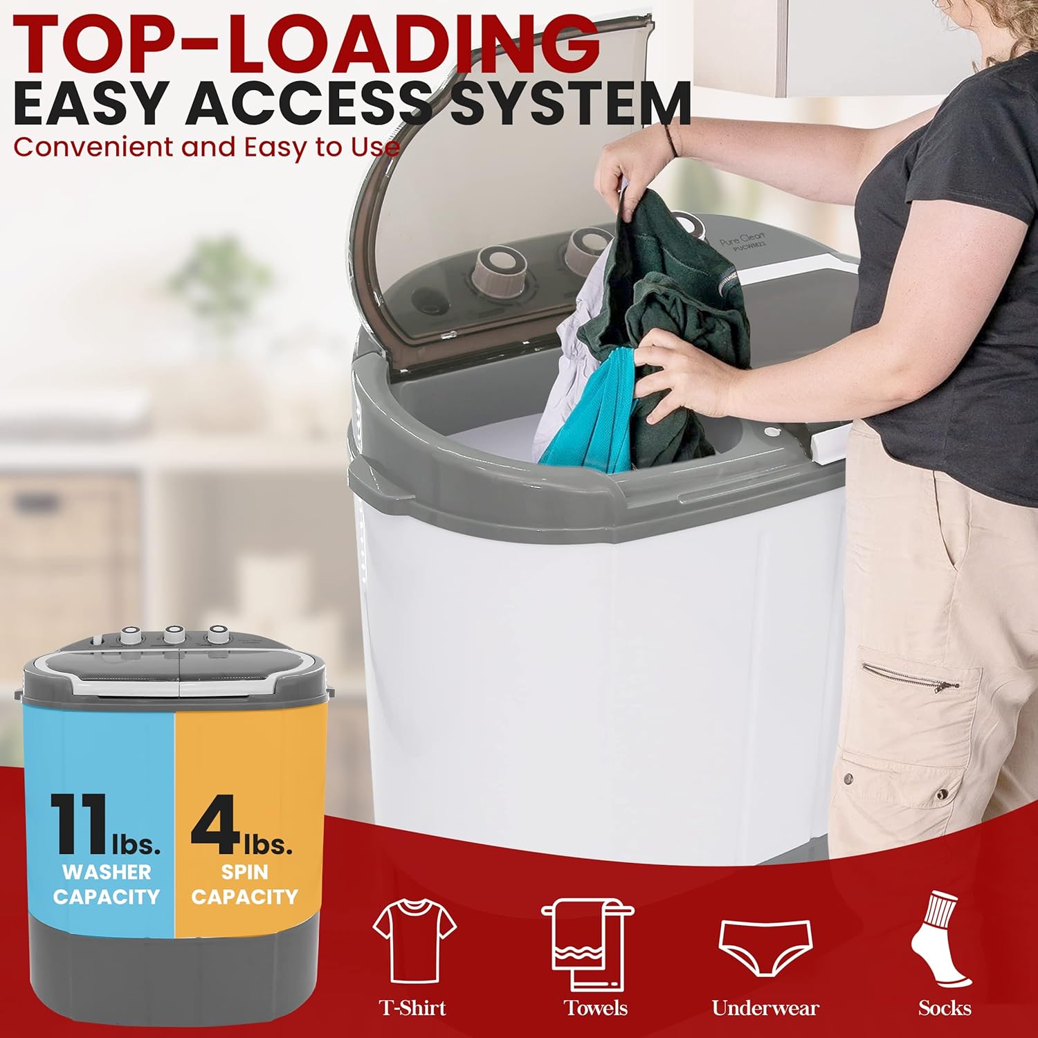 Lavadora y secadora compacta para el hogar Lavadora y secadora compacta para el hogar