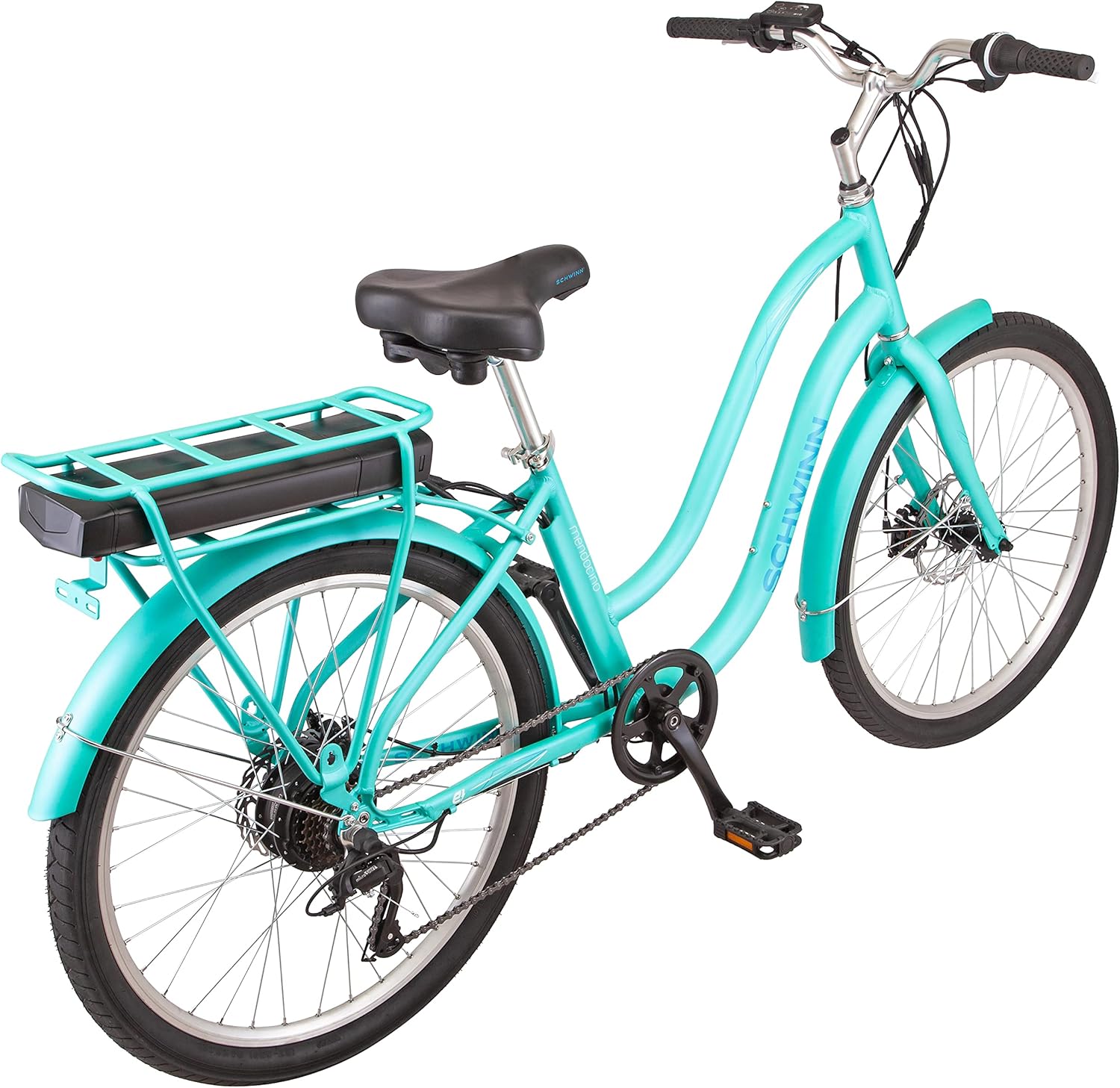 Schwinn Mendocino Bicicleta eléctrica de crucero para adultos