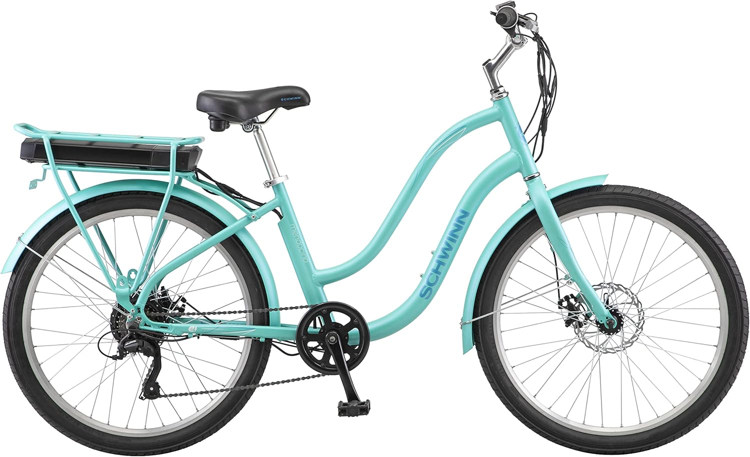 Schwinn Mendocino Bicicleta eléctrica de crucero para adultos