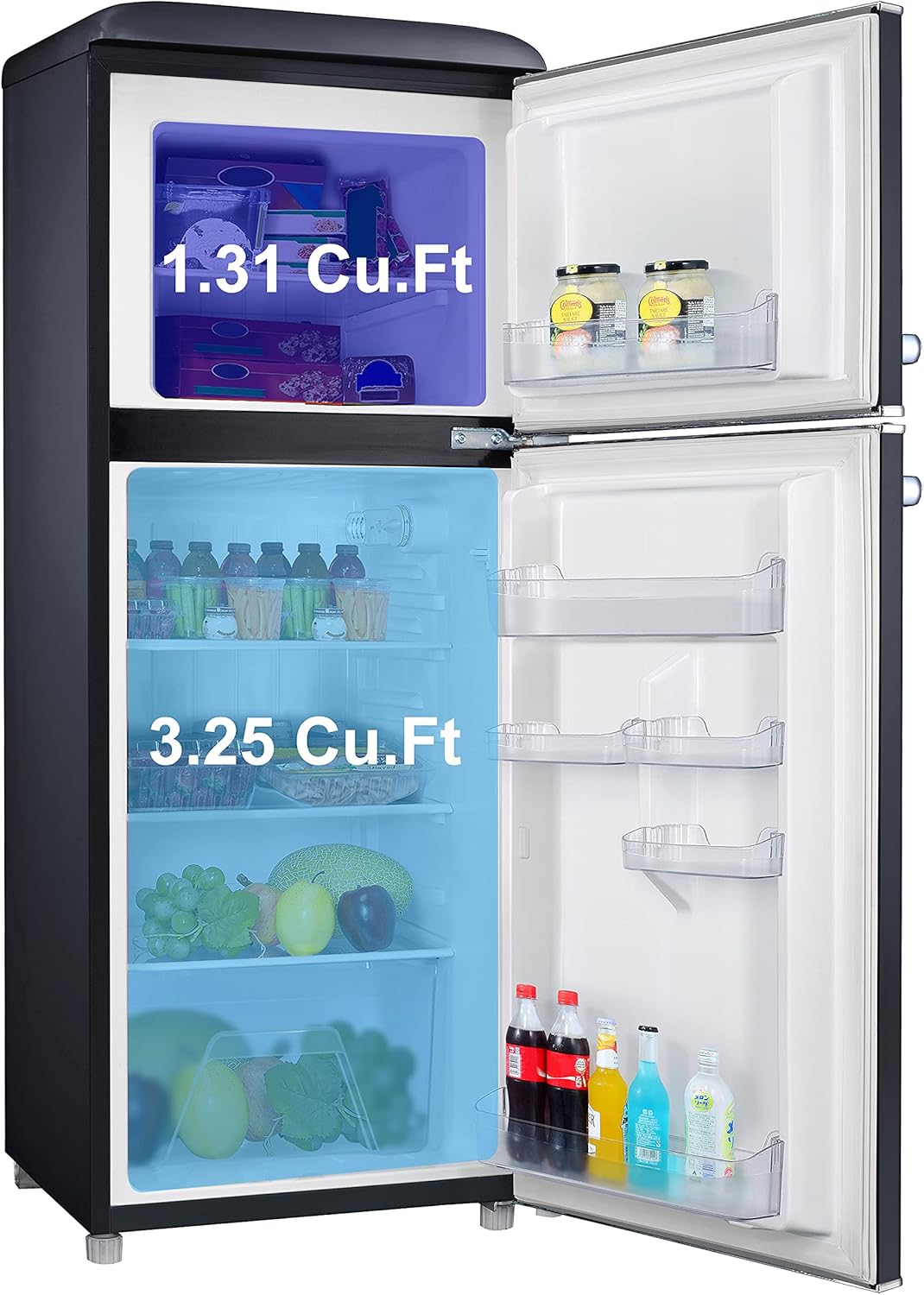 Galanz - Refrigerador compacto retro con congelador Galanz - Refrigerador compacto retro con congelador