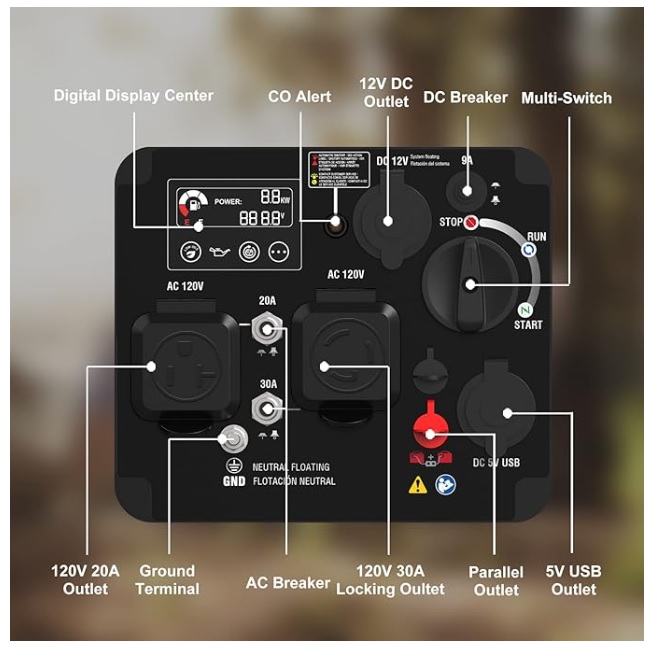 AIVOLT Generador inversor de 4300 W