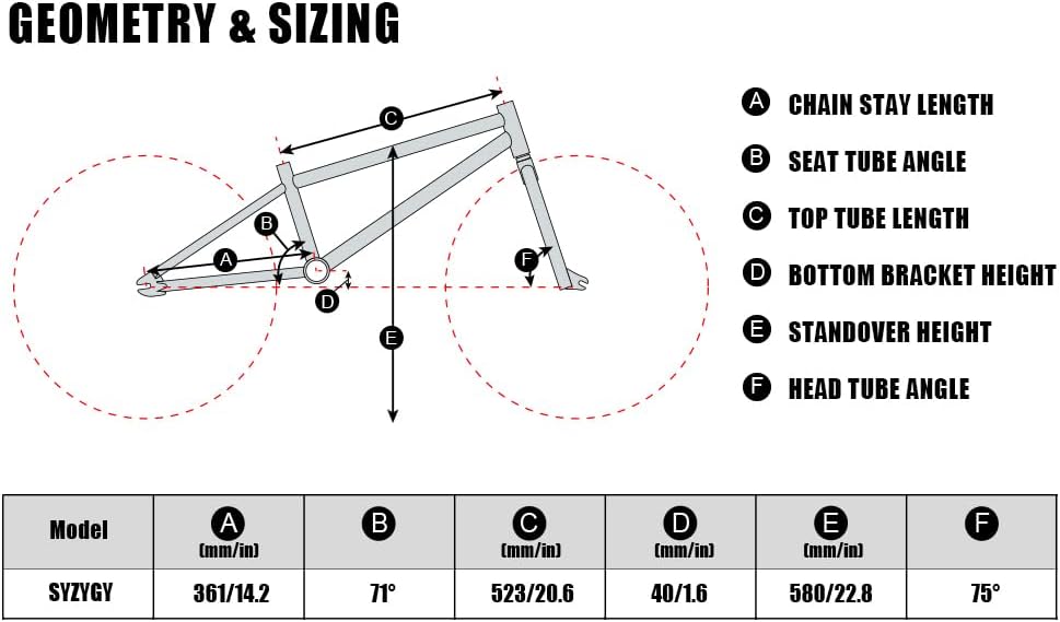 Syzygy Bicicleta BMX Freestyle de 20 pulgadas