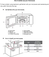 Toshiba - Horno microondas