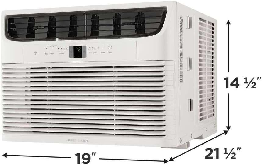 Frigidaire FHWC123TC1 - Aire acondicionado para ventana, controles electrónicos de 12,000 BTU