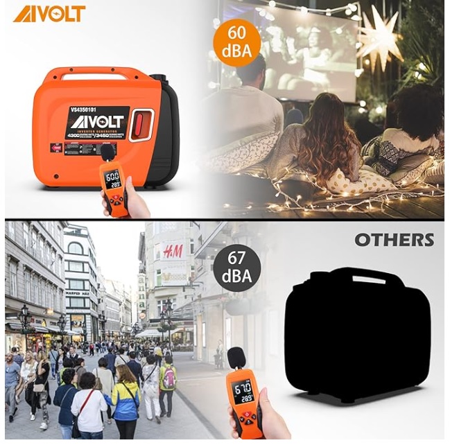 AIVOLT Generador inversor de 4300 W