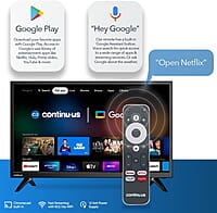 CONTINU.US - Smart TV de 40 pulgadas, adaptadores de 12 V