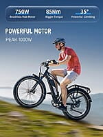 Bicicleta eléctrica para adultos, 1000/2000W, 25/30/37 MPH, 48V-52V, 20AH, batería de 40AH, motocicleta eléctrica máxima de 50-180 millas, moto de cross de neumático grueso de 20 pulgadas