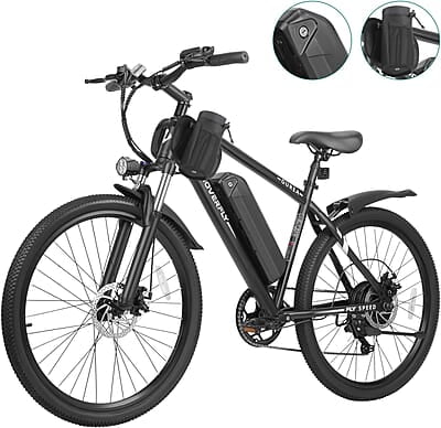 Bicicleta con motor de 1000 W y batería extraíble de 468 Wh