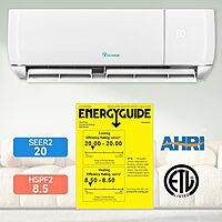 YITAHOME Mini sistema de aire acondicionado dividido, 12000 BTU