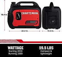 Craftsman - Inversor 3000i, 50 St/CSA