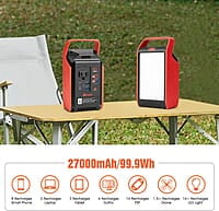 Takki Generador solar de 99 Wh con juego de paneles solares de 21 W