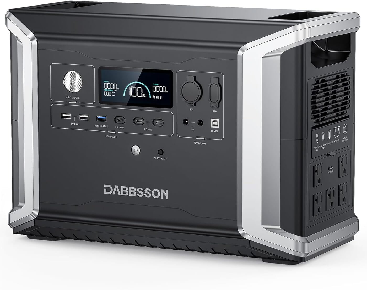 Dabbsson Estación de energía portátil DBS2300, 2330Wh