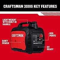 Craftsman - Inversor 3000i, 50 St/CSA