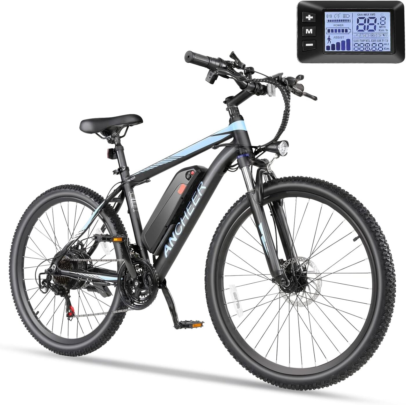 ANCHEER Bicicleta eléctrica de 26" para adultos