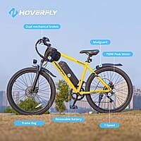 HOVERFLY OUREA de 26 pulgadas, 750 W ,7 velocidades, amortiguador