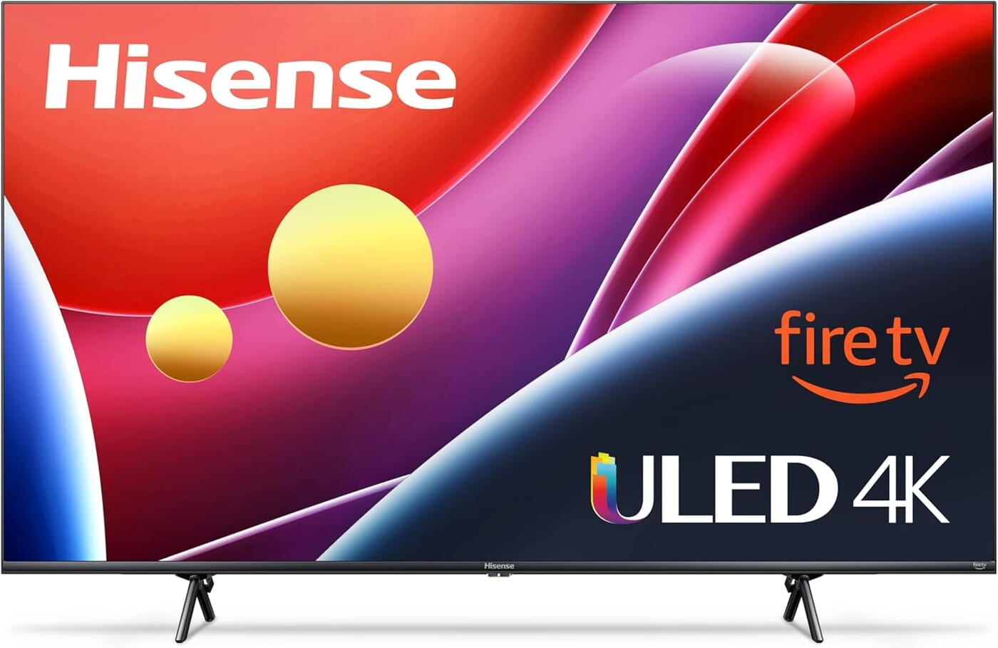 Hisense Smart Fire TV ULED 4K UHD de la serie U6HF de 50 pulgadas (50U6HF) - QLED, 600 Nit Dolby Vision, HDR 10 plus, frecuencia de movimiento 240, control remoto por voz, compatible con Alexa, negro