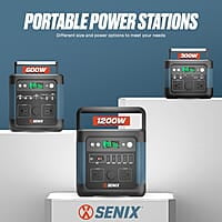 SENIX Estación de energía portátil LiFePO4 de 974 Wh