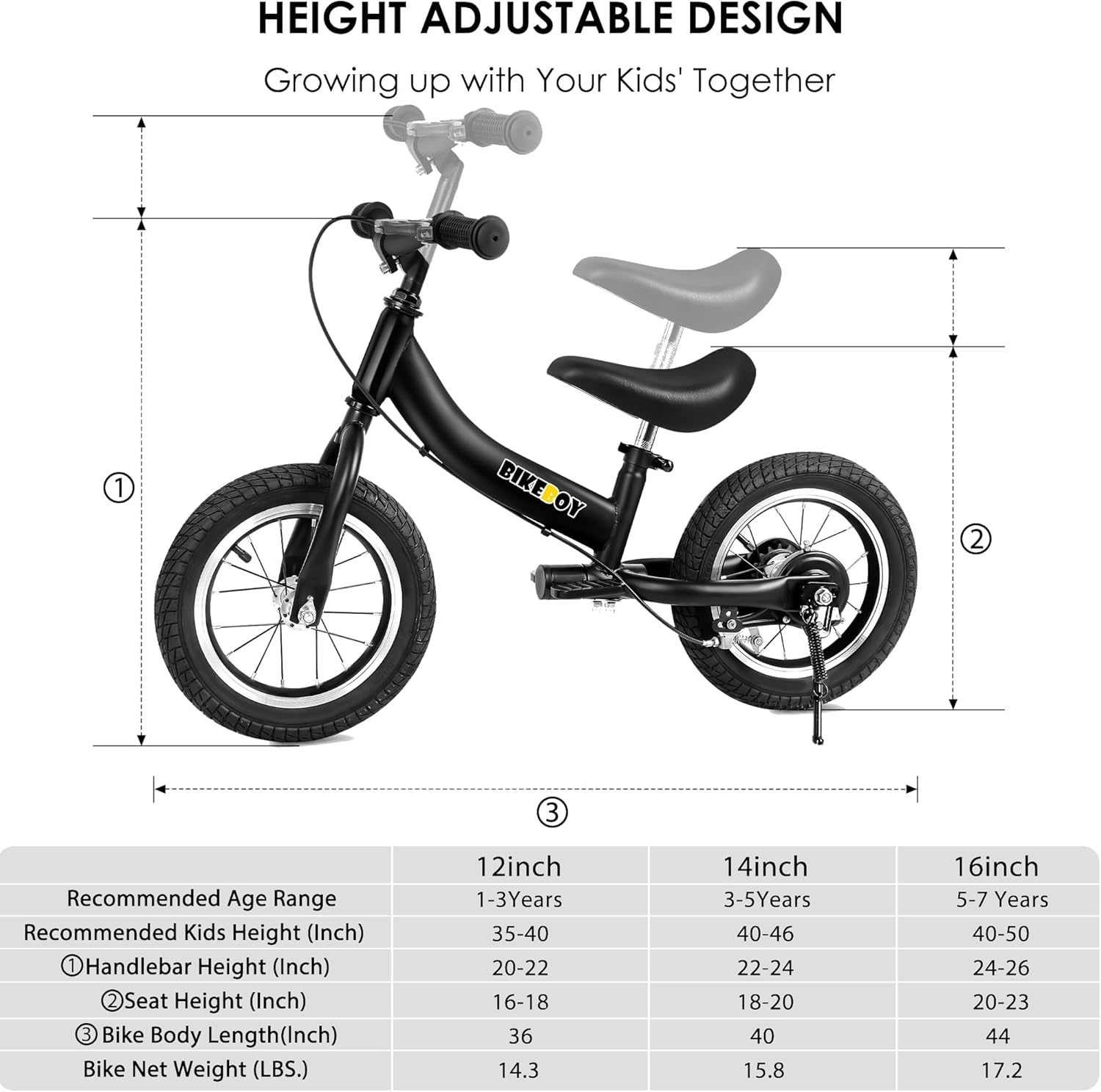 Bicicleta de equilibrio 2 en 1, una bicicleta de equilibrio para niños