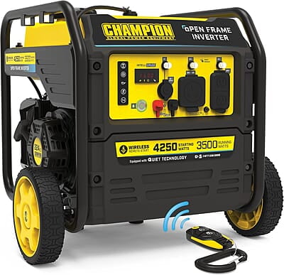 Champion Power Equipment Generador inversor de marco abierto portátil