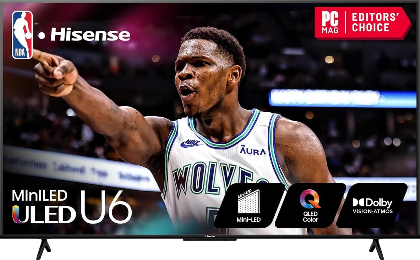 Hisense U6 Series 55U6N 55 pulgadas ULED 4K Smart TV