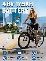 Bicicleta eléctrica para adultos E·Bycco de 29 pulgadas y 1000 W