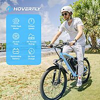 HOVERFLY OUREA Bicicleta eléctrica de 26 pulgadas y 750 W