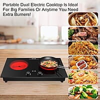 VBGK Cocina eléctrica, quemador eléctrico de 2400 W