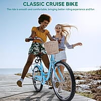 YITAHOME Bicicleta de playa para mujer