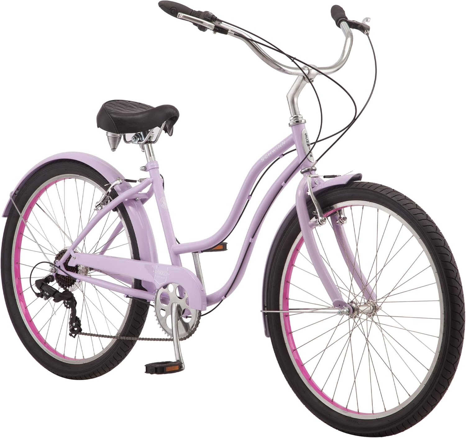 Schwinn Mikko Beach Cruiser Bike para adultos, ruedas de 26 pulgadas