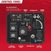 A-iPower Generador inversor portátil de combustible dual