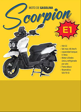 Scorpion E1 De Gasolina